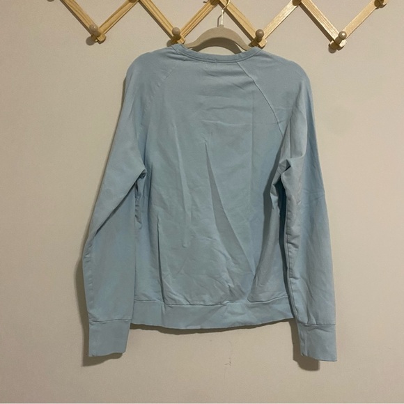 Swet Tailor Ice Blue Long Sleeve Workout Top size Large - Picture 6 of 9